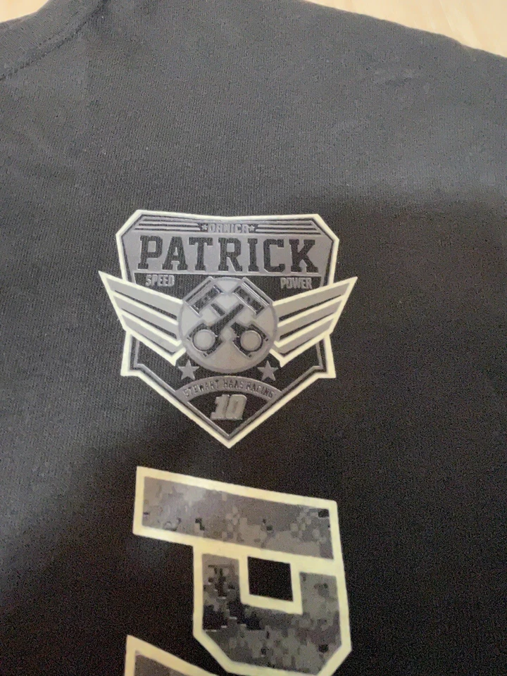 2XL Adult DANICA PATRICK #10 Nascar DIGITAL CAMO F&B Graphic American Flag Tee - Image 4 of 4