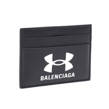 Balenciaga  UnderArmour Card holder Leather Black Brand New Import Tax Included