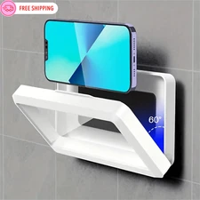Shower Phone Holder Waterproof Adjustable 360 Degree Anti Fog Touchable Stand