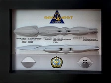 SeaQuest Memorial Display Shadow Box, DSV-4600, 5.75" x 7.75, Landscape Version