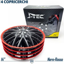Copricerchi Per FIAT IDEA (Logo Rosso) - Kit 4 Pezzi, Diametro 14 Pollici, Non Originali - Foto 7