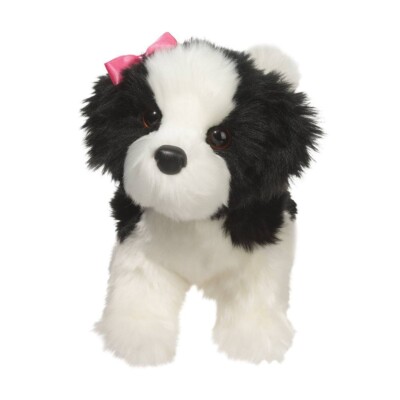 Douglas Toys Poofy Black & White Shih-Tzu ~ New ~ #1716