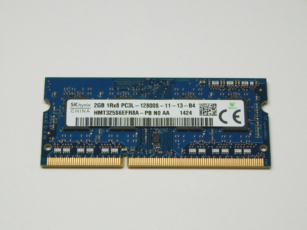 SK HYNIX 2GB PC3L-12800 DDR3-1600 RAM Memory Module HMT325S6EFR8A-PB  691739-001