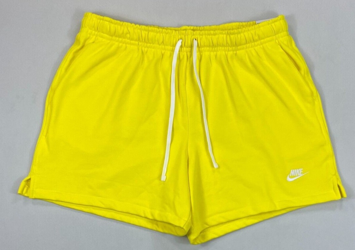 mens nike yellow shorts