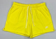 Men's Nike Club DX0731 French Terry Flow Yellow Short Cotton Shorts