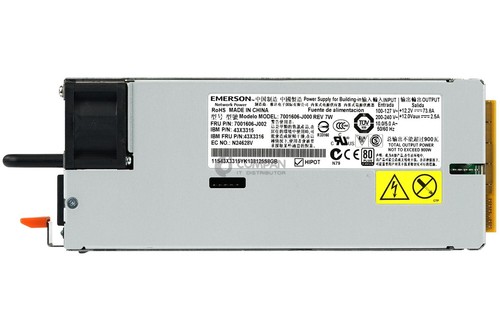 43X3316 IBM 900W POWER SUPPLY 80+ PLATINUM FOR IBM SYSTEM X3650 M4 X3750 M4 - Picture 3 of 7