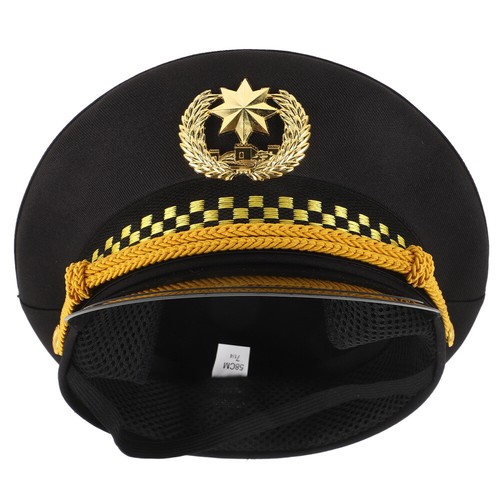 Sailor Hat Captain Dress Ship Costume Man Bachelor Party Accessories Festival - Afbeelding 12 van 12