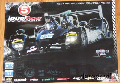 2013 Level 5 Motorsports Honda HPD ARX-03b P2 12 Hours of Sebring ALMS Hero Card