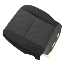 Silscvtt Black Driver Bottom Cloth Seat Cover and Sponge Cushion Replacement ...