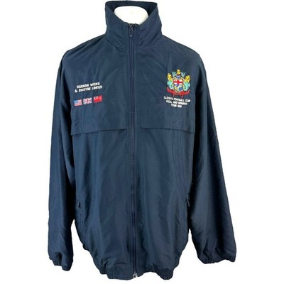 Lloyds Football Club Jacke XL USA Bermuda Tour 2003 Vintage Blau Jacke XL