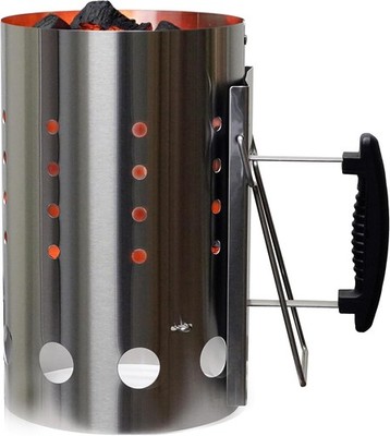 The Bincho Grill Stainless Steel Charcoal Chimney Starter   Perfect for Bincho