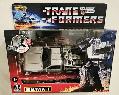 2025 TRANSFORMERS x BACK TO THE FUTURE GIGAWATT (DELOREAN) ACTION FIGURE 