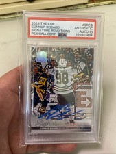 2023 The Cup Connor Bedard #SRCB Signature Renditions Auto Blue PSA A/10 Auto🔥