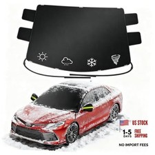 2026 Upgrade Car Windshield Cover for Ice and Snow, M - Sedan/SUV/Mid-Size SUV