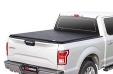 Xcover Soft Locking Roll Up Truck Bed Tonneau Cover, Compatible with 2004-201...