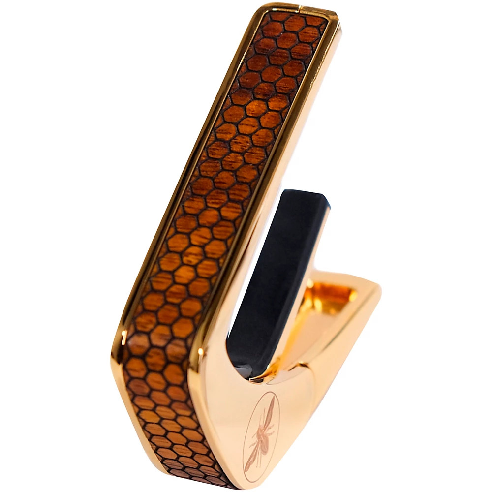 Capo AAA Curly Hawaiian Koa Save the Bees Honeycomb 15990₽