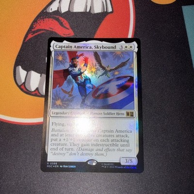 MTG Captain America, Skybound [MSC] #588 FOIL