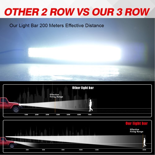 42"inch LED Light Bar Combo & 4" Pods Wire Kit For Kubota RTV-X1100C XG850 400Ci - Picture 13 of 22