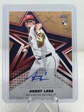 2026 Topps Series 1 Andry Lara RC Baseball Stars Autograph #BSA-AL GOLD /50 SP 