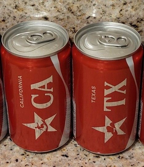 2026 Limited Edition Coca Cola AMERICA 250 USA 7.5 oz Mini Cans 2
