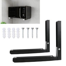 2x Adjustable Microwave Brackets Wall Mount H...