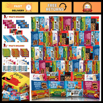 Healthy Mixed Snack Box - 66 Count Variety Pack, Granola Bars & Grab-and-Go Trea