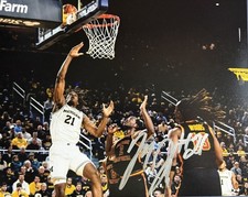 MOREZ JOHNSON JR SIGNED 8x10 PHOTO MICHIGAN WOLVERINES BASKETBALL AUTOGRAPH COA