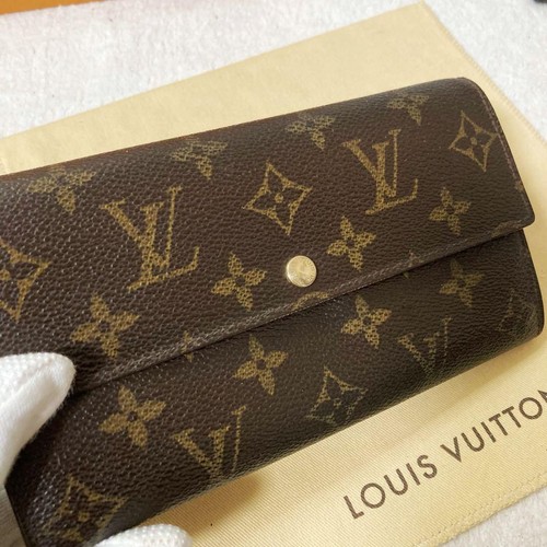 Louis Vuitton Portefeuille Sarah Monogram Long Wallet Model No. M61734 Authentic