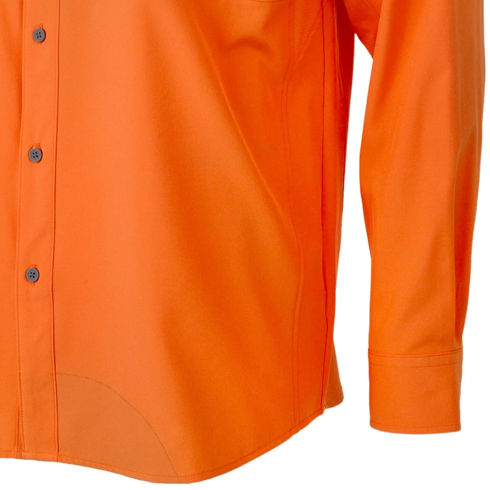 Camisa manga larga naranja flexible TKAD Flex Beretta para hombre (LU931T23340024) Foto 3 de 4