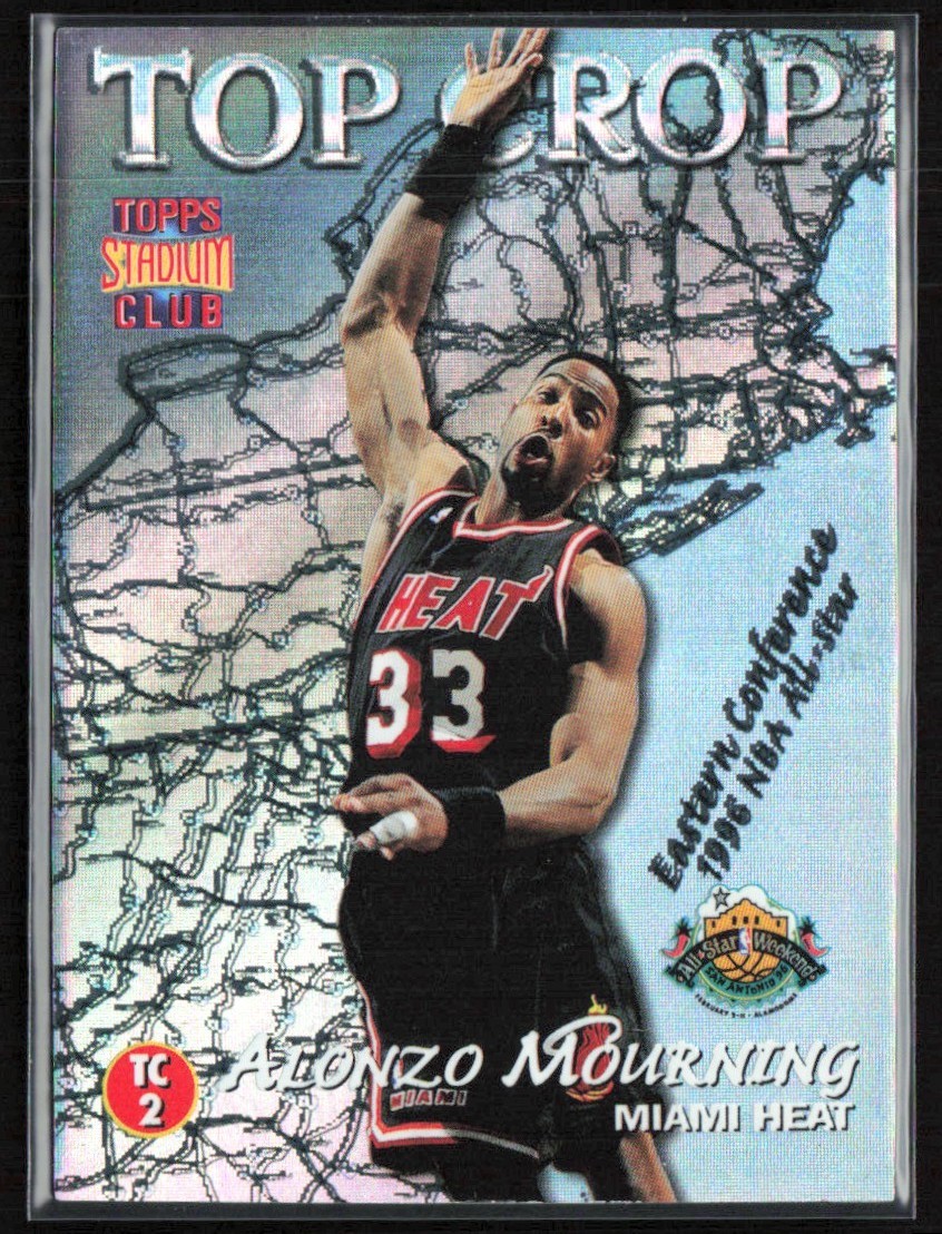 Dikembe Mutombo Alonzo Mourning 1996-97 Topps Stadium Club Top Crop #TC2 Denver