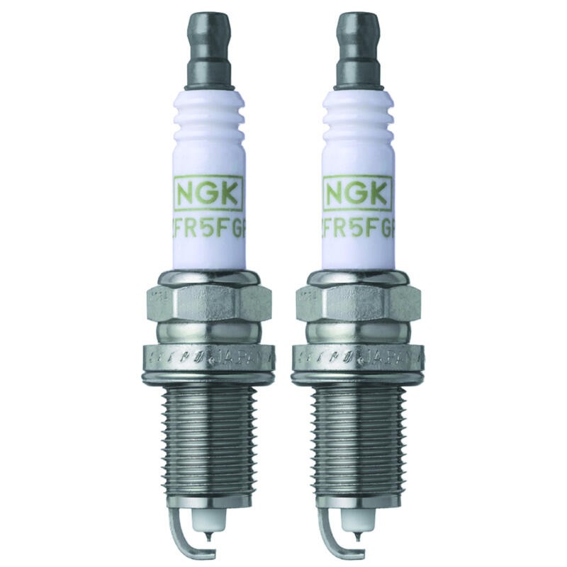 NGK Spark Plug 7100 2-PACK G-Power ZFR6FGP 14mm Copper Core Platinum, HR 6