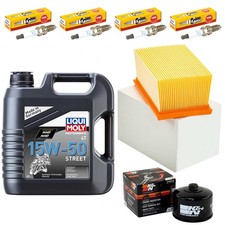 Set Wartung 4L Öl Luftfilter Ölfilter Zündkerzen für BMW R 1200 R RT R1200 10-14