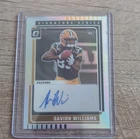 2025 Donruss Optic Savion Williams Base (RAW)