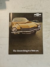1971 Chevrolet Camaro Sport Coupe / RS/ SS / Z28 Sales Brochure