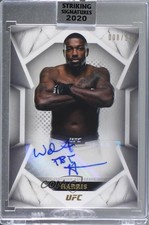 2020 Topps UFC Striking Signatures 8/141 Walt Harris #STS-WH Auto 2t7
