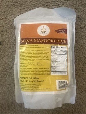 sona masoori rice