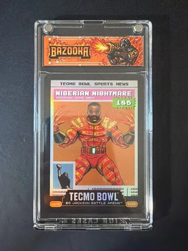 Nigerian Nightmare Okoye Tecmo Bowl Bo Jackson Battle Arena News 185 Fire N274