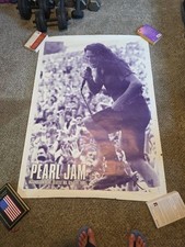 Original PEARL JAM Poster Magnusson Park Seattle Sept 1992 Eddie Vedder 56x40