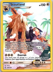 Stoutland 248/236 Cosmic Eclipse Secret Rare Full Art