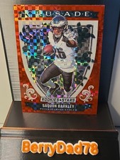 2025 Panini Rookies & Stars - Crusade Saquon Barkley #7 Red Plaid - Eagles
