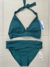 Bleu Rod Beattie Swim Women Sz 10 Bikini Swimsuit Swimwear Deep Water NWT