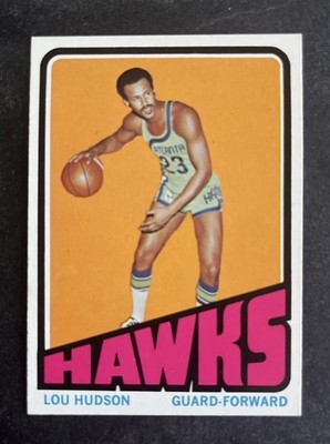 1972-73 Topps #130 Lou Hudson-Atl  Hawks  NMMT Wow-Sharp Laser Centered  (P1)