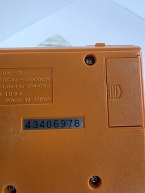 VINTAGE NINTENDO DK-52 1982 DONKEY KONG GAME WATCH WORKING NEW BATTERIES