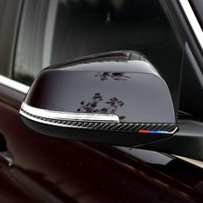 2X Carbon Fiber Seitenspiegel Schutz Abdeckung Trim f�r BMW 3er F30 F31 F34 neu