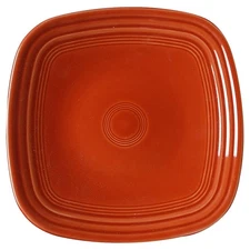 Homer Laughlin  Fiesta Paprika  Square Luncheon Plate 8592419