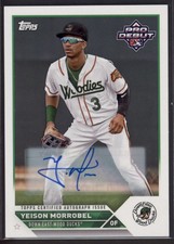 2023 Yeison Morrobel Topps Pro Debut   Auto  RC     #PD-105 (G731)
