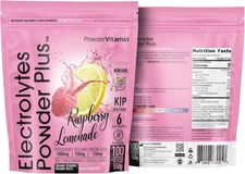 PowderVitamin Electrolytes Powder Plus (100 Servings) Raspberry Lemonade Electro