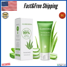 Aloderma 99% Organic Aloe Vera Gel Made within 12 Hours of Harvest Face & Body..