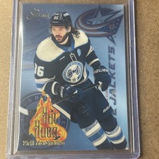 2025-26 Upper Deck Flair Kirill Marchenko Hot Hues Insert - Columbus Blue Jacket