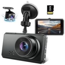 2K Dual Dash Camera for Cars, Free 64G SD Card, FHD 2K 1080P Dash Cam Front a...